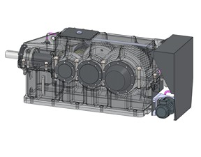 14LAO-450-25 - Редуктор цилиндро-конический